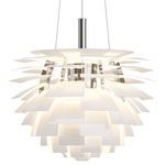 PH Artichoke LED Pendant - White