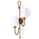 Coastal Living Bimini Sconce - Natural / Brown