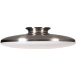 Skye Ceiling Light Fixture - Satin Nickel / White Acrylic