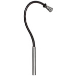 G+T Portable Task Light - Polished Nickel / Dark Brown Leather