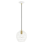 Geometrix Pendant - White