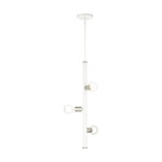 Bannister Vertical Pendant - White