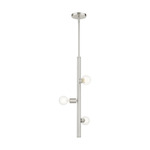 Bannister Vertical Pendant - Brushed Nickel