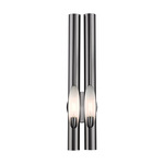 Acra Wall Sconce - Black Chrome