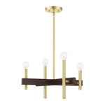 Denmark Chandelier - Satin Brass