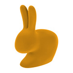 Rabbit Bookend Velvet - Dark Gold