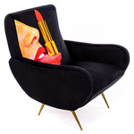 Tongue Arm Chair - Black