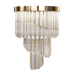 Royal Wall Sconce - Gold / Crystal