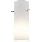 Cylinder Pendant Glass Shade - Opal