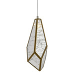 Glace Pendant - Silver / Raj Mirror