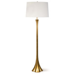 Lillian Floor Lamp - Gold Leaf / White