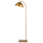 Otto Floor Lamp - Natural Brass