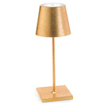 Poldina Pro Mini Rechargeable Table Lamp - Gold Leaf
