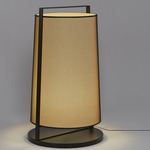 Macao Floor Lamp - Sand Black / Beige / Black Net