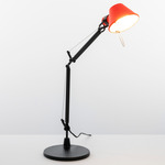 Tolomeo Micro Bicolor Desk Lamp - Black / Red