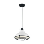 Newbridge Pendant - Black / White