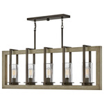 Riverwood Outdoor Linear Pendant - Warm Bronze