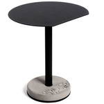 Donut Cutaway Bistro Table - Black / Light Grey