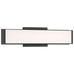 Citi Bathroom Vanity Light - Matte Black / White