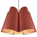 Julieta Pendant - Black / Terracotta/ Ash