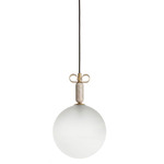 Bon Ton Marbles Pendant - White / Grey