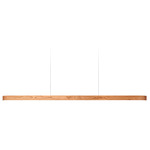 I-Line Linear Pendant - Matte Black / Natural Cherry