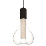 Eris Pendant - Matte Black / Ivory White