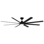 Hydra DC Ceiling Fan with Light - Matte Black