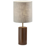 Dean Table Lamp - Walnut Poplar Wood / Natural