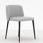 Ballet Dining Chair - Black / Silver Cloud