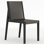 Flora Dining Chair - Grey Oak / Brown Leather