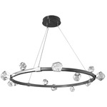 Stella Ring Chandelier - Gunmetal / Cast Zircon