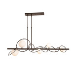 Olympus Linear Pendant - Bronze / Opal