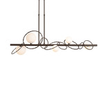 Olympus Linear Pendant - Bronze / Opal