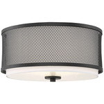 Holly Ceiling Light - Matte Black / White