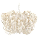 Monroe Chandelier - Cream / Cream