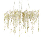 Calabria Chandelier - Cream / Cream