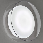 Diver Wall Sconce - Matte White / Transparent