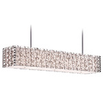 Ventura Blvd Linear Pendant - Polished Nickel / White