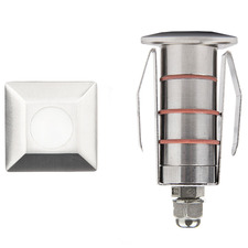 Square 1 inch Recessed In Ground Light 12V