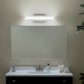 Round Linear Bathroom Vanity Light