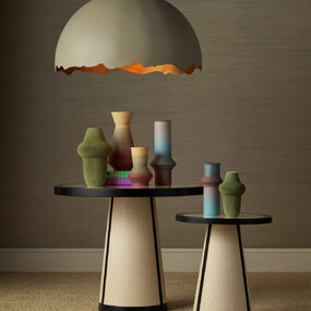 Plisse Abstract Vase