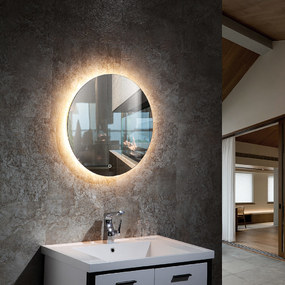 Round Mirror with Backlight