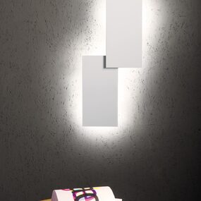 Puzzle Double Rectangle Wall / Ceiling Light - Floor Model