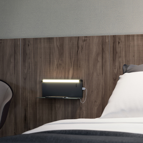 Dresden Tube Wall Sconce with USB