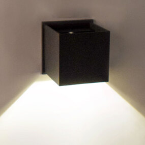 Alumilux Cube Outdoor Wall Sconce