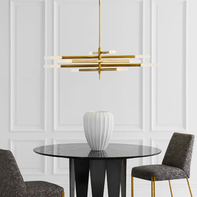 Rousseau Articulating Tube Chandelier