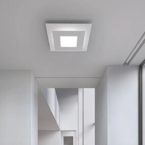 Offset Rectangle Ceiling Light Fixture