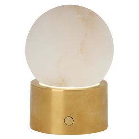 Mina Alabaster Rechargeable Table Lamp