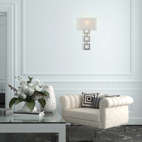 Carlyle Square Link Wall Sconce